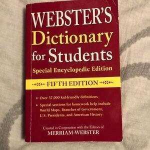 Webster’s Dictionary for Students